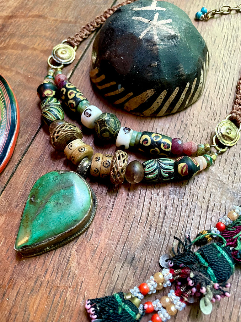 Tibetan turquoise crazy goodness – Heather Haase