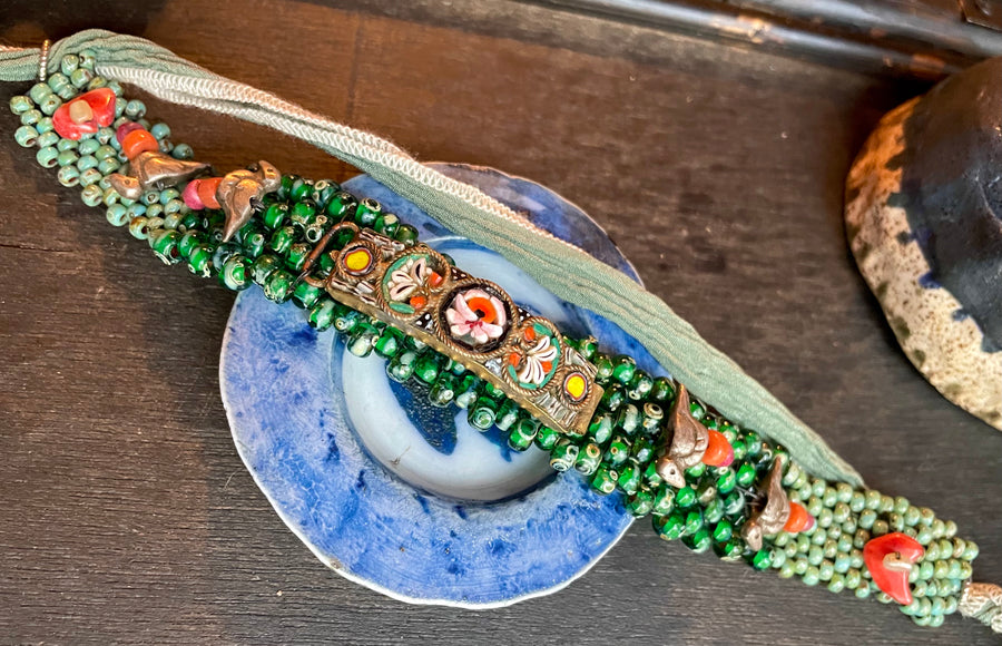 Emerald Micro Mosaic bracelet