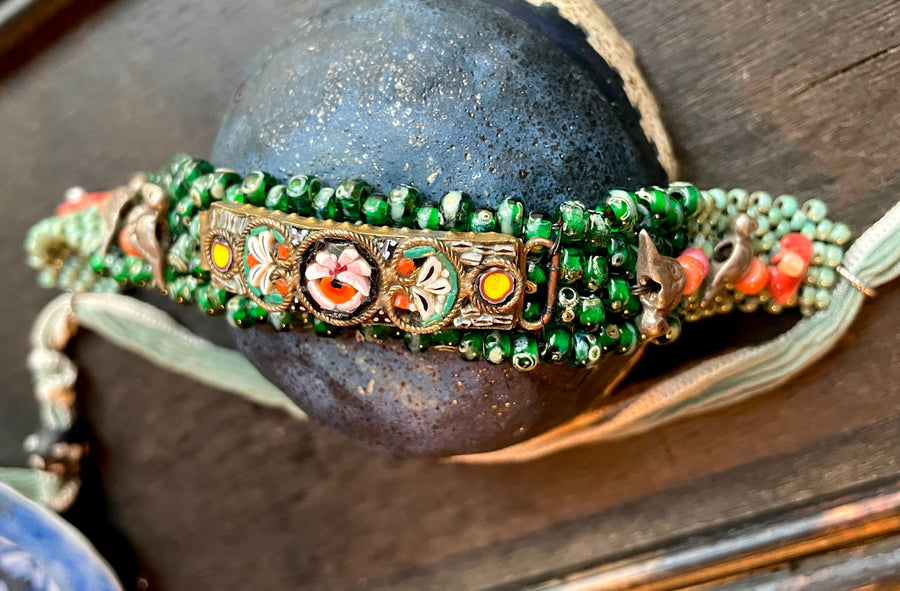 Emerald Micro Mosaic bracelet
