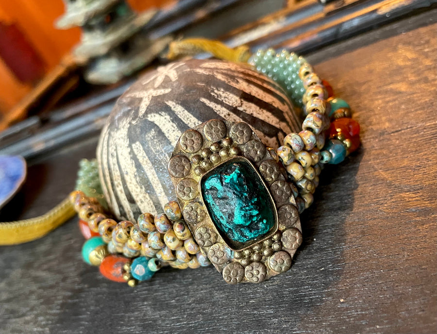 Turquoise Baroque bracelet