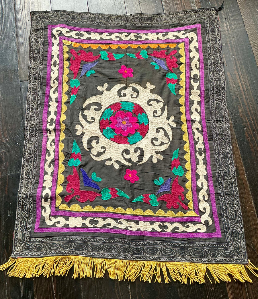 Tashkent Suzani with Fringe