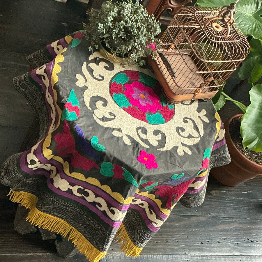 Tashkent Suzani with Fringe