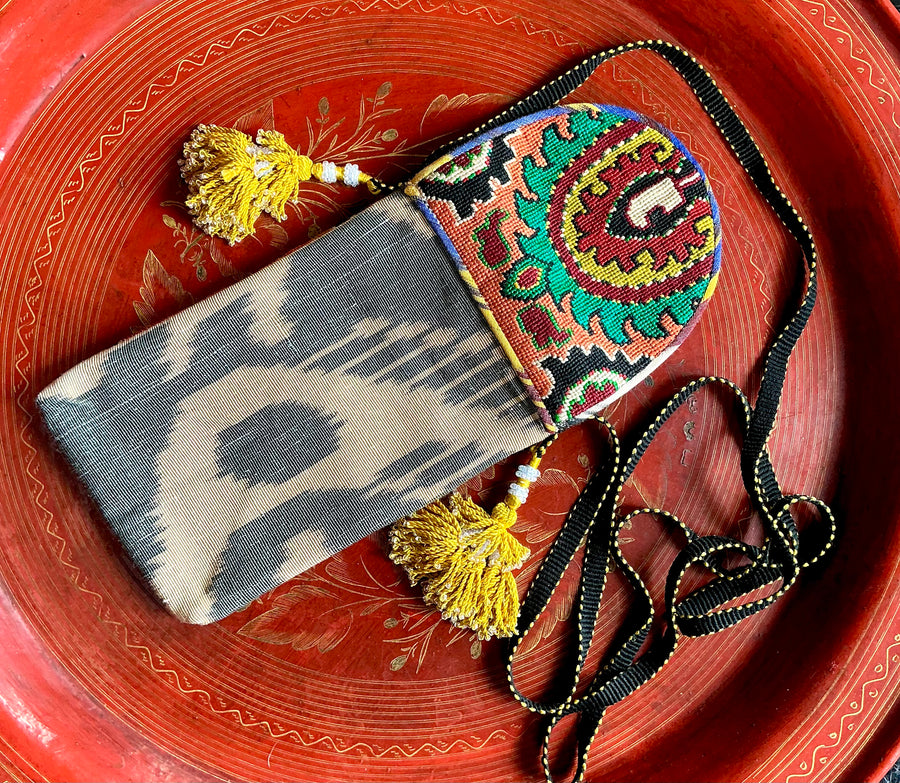 Coral and Emerald day bag