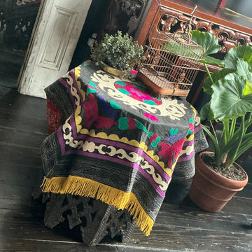 Tashkent Suzani with Fringe