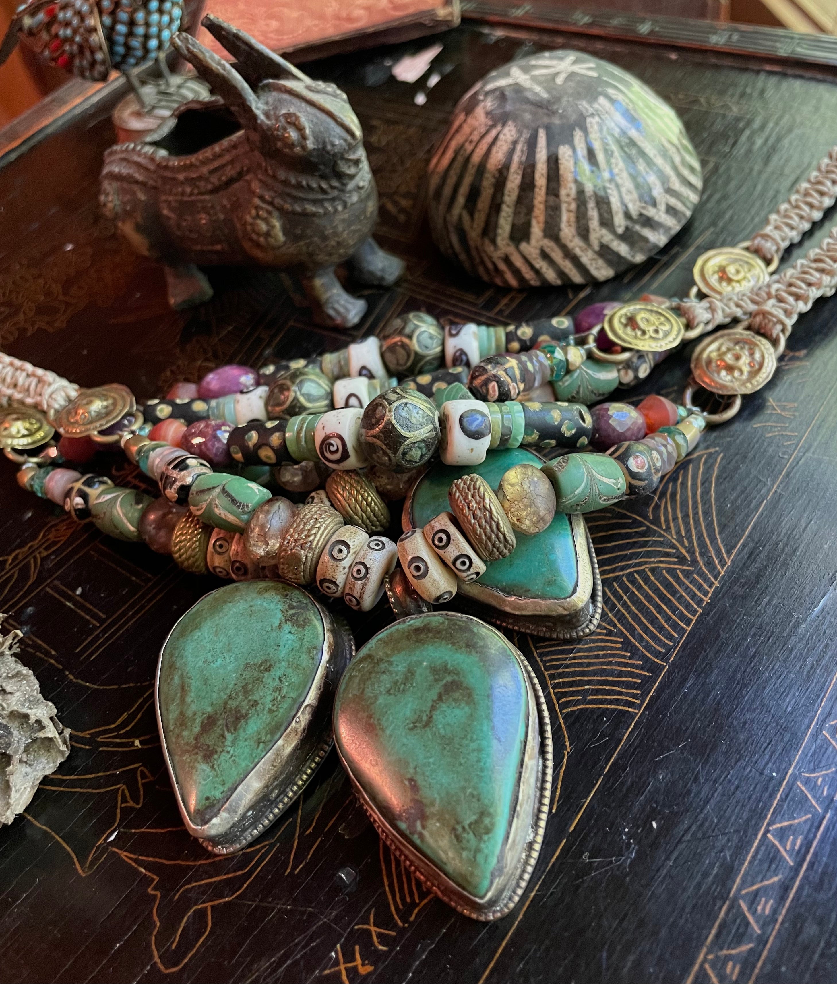 Antique Tibetan Turquoise ✳Triangle✳ image_212f3ab3-7acc-4d99-9545-
