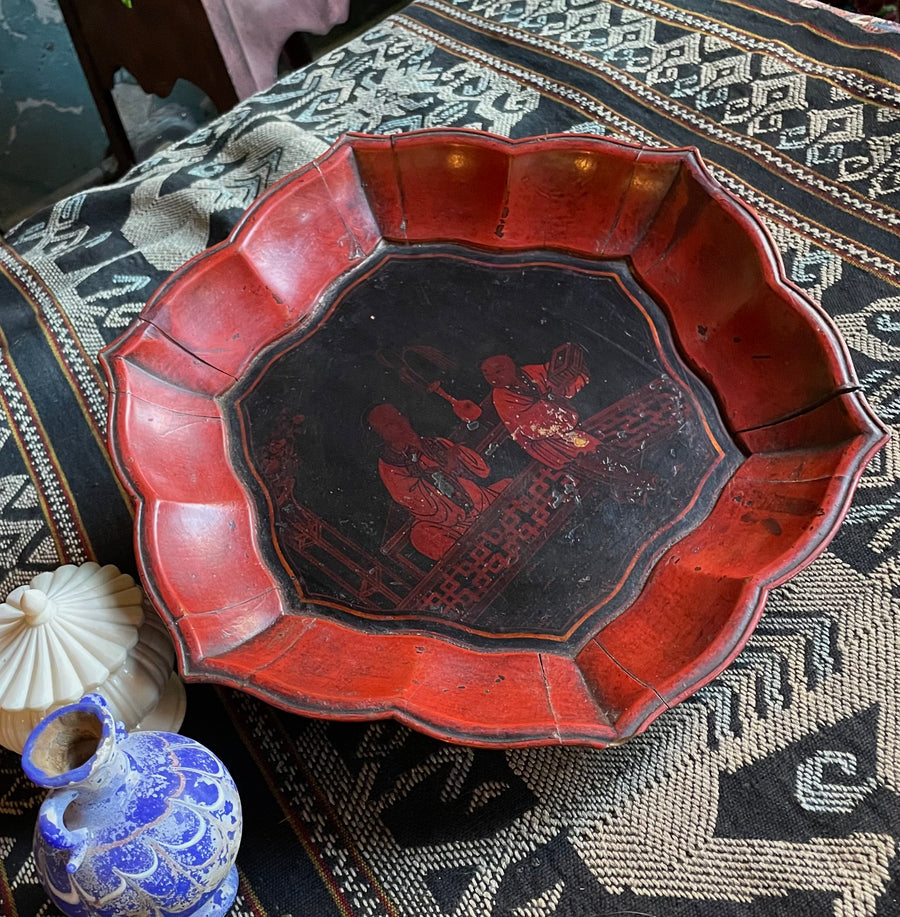 Chinese lacquer tray