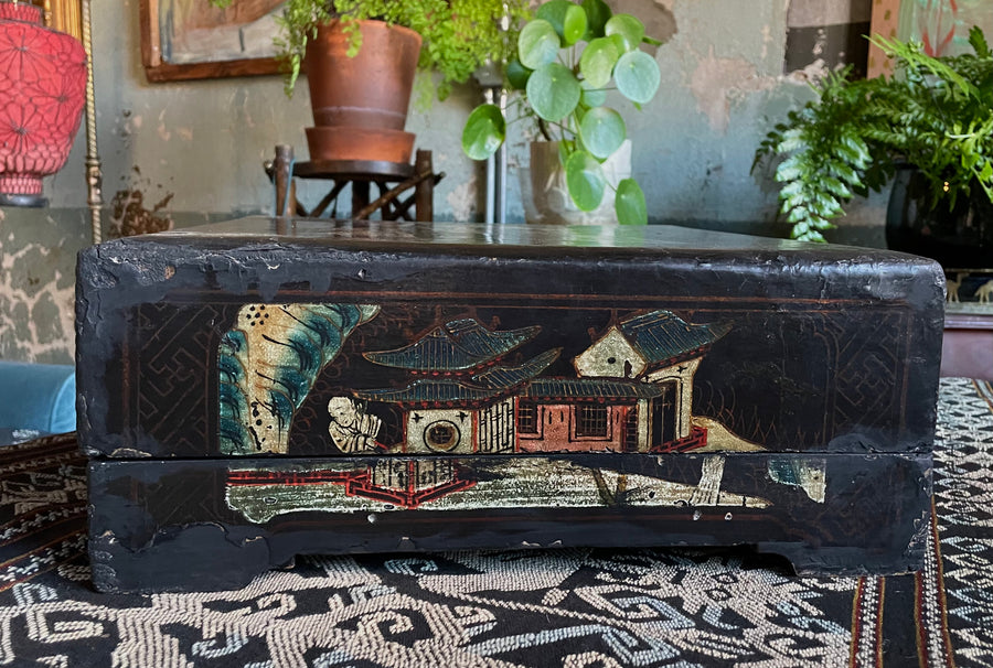 Chinese lacquer box large