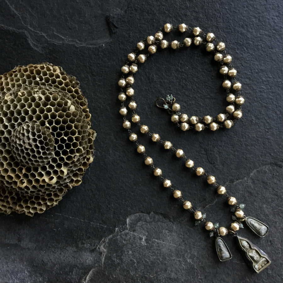 Catholic White Pearl Rosary Beads Prayer Necklace Crucifix Holy Land – The  Peace Of God®
